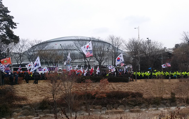 У Сеулі мітингують проти участі КНДР в Олімпіаді